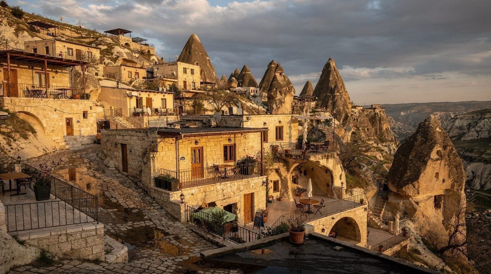 The Cappadocia valleys nobody walks