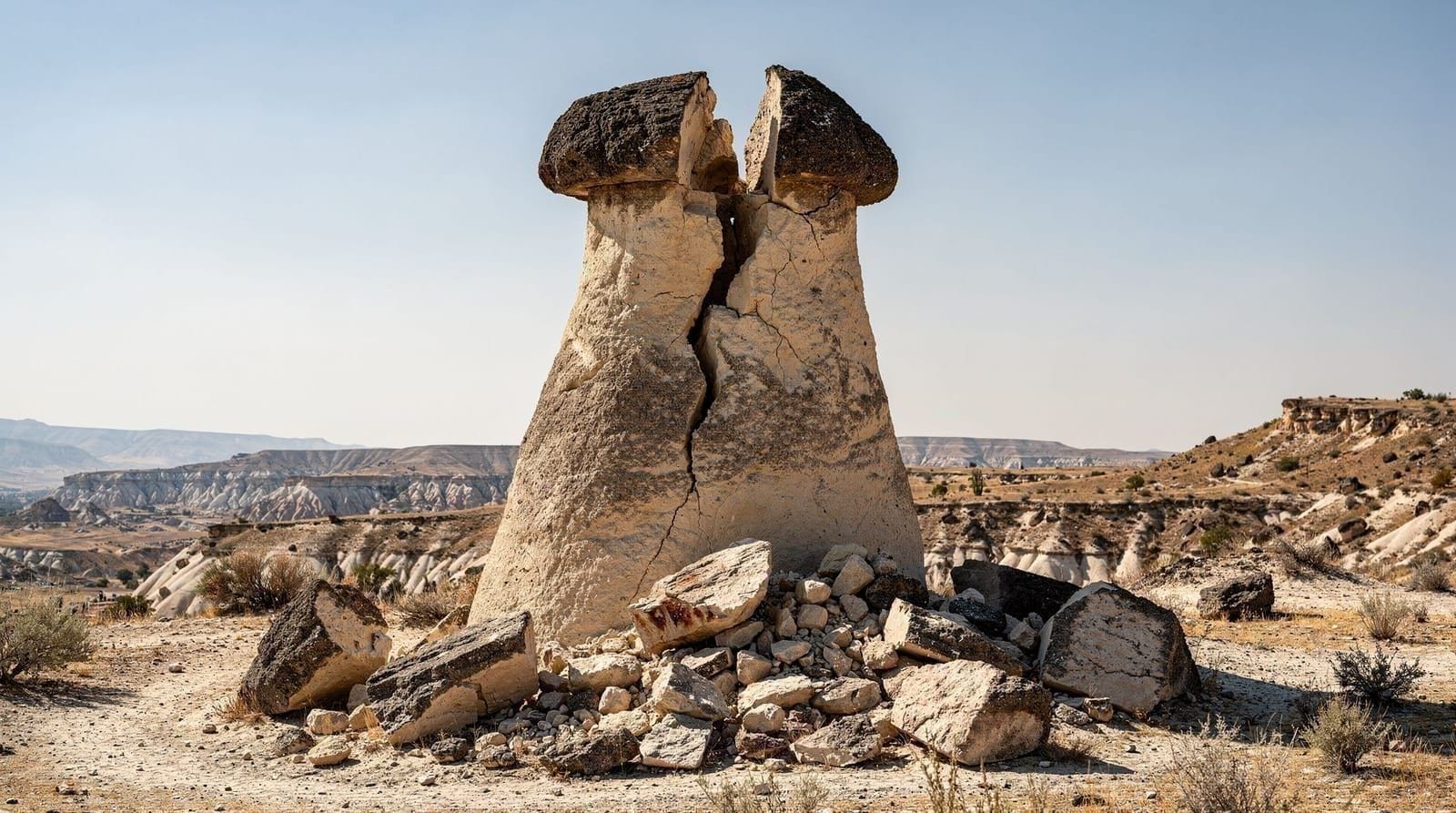 Why the fairy chimneys are crumbling