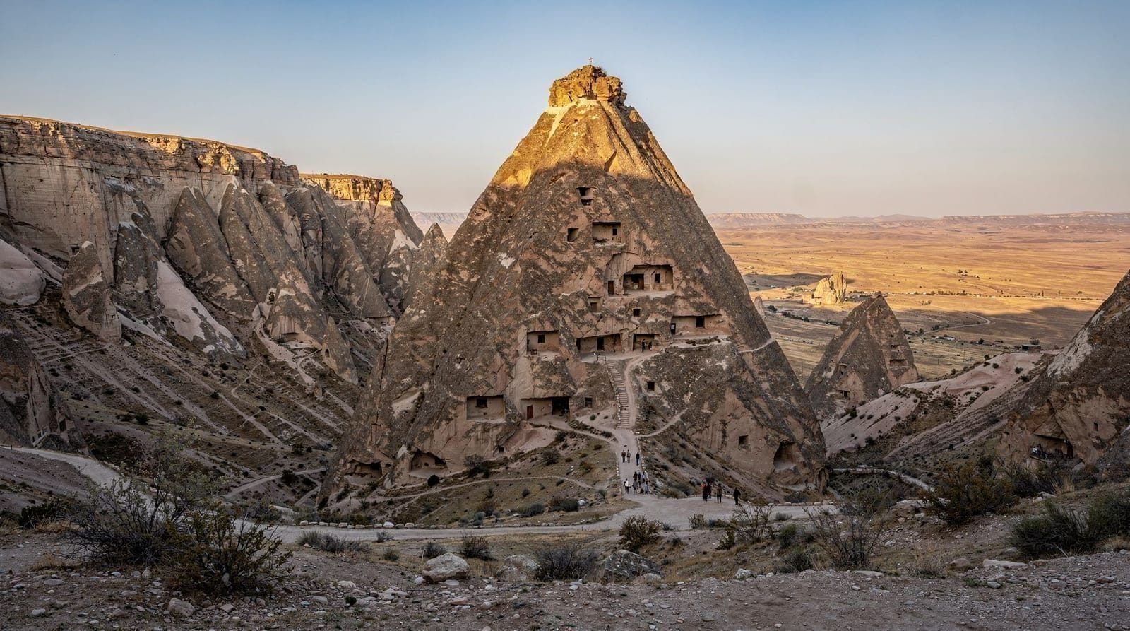 Selime Cathedral: the rock-cut monastery at the end of Ihlara Valley