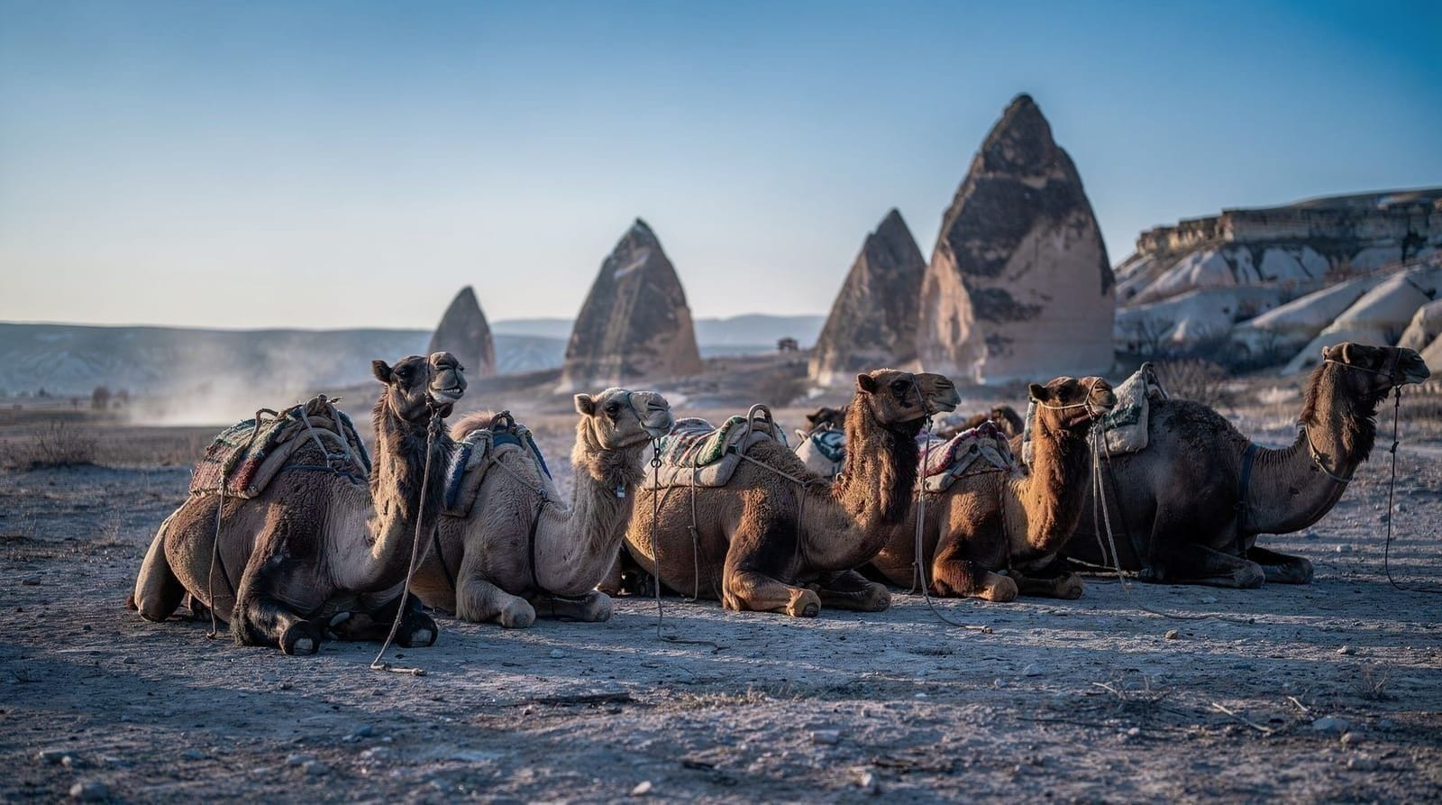 Balades à dos de chameau en Cappadoce