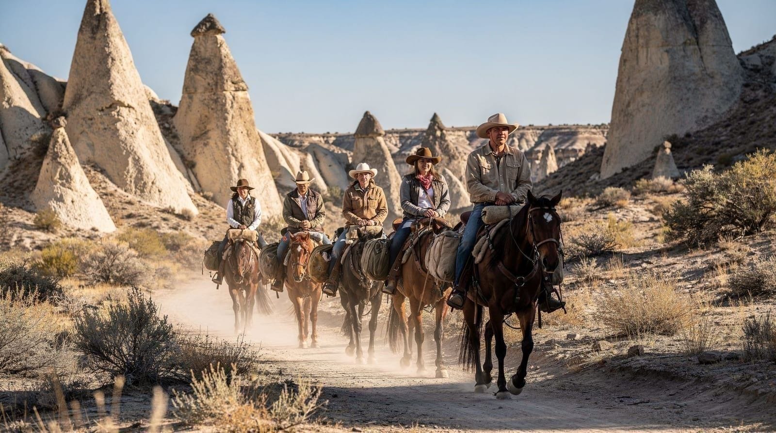 Treks à cheval de plusieurs jours en Cappadoce