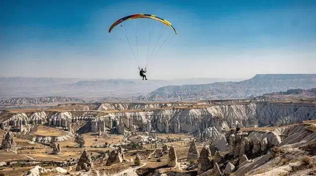 Paragliding in Cappadocia