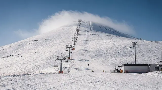 Skiing on Mount Erciyes