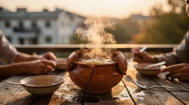 Testi kebab in Cappadocia: the pot they break at your table