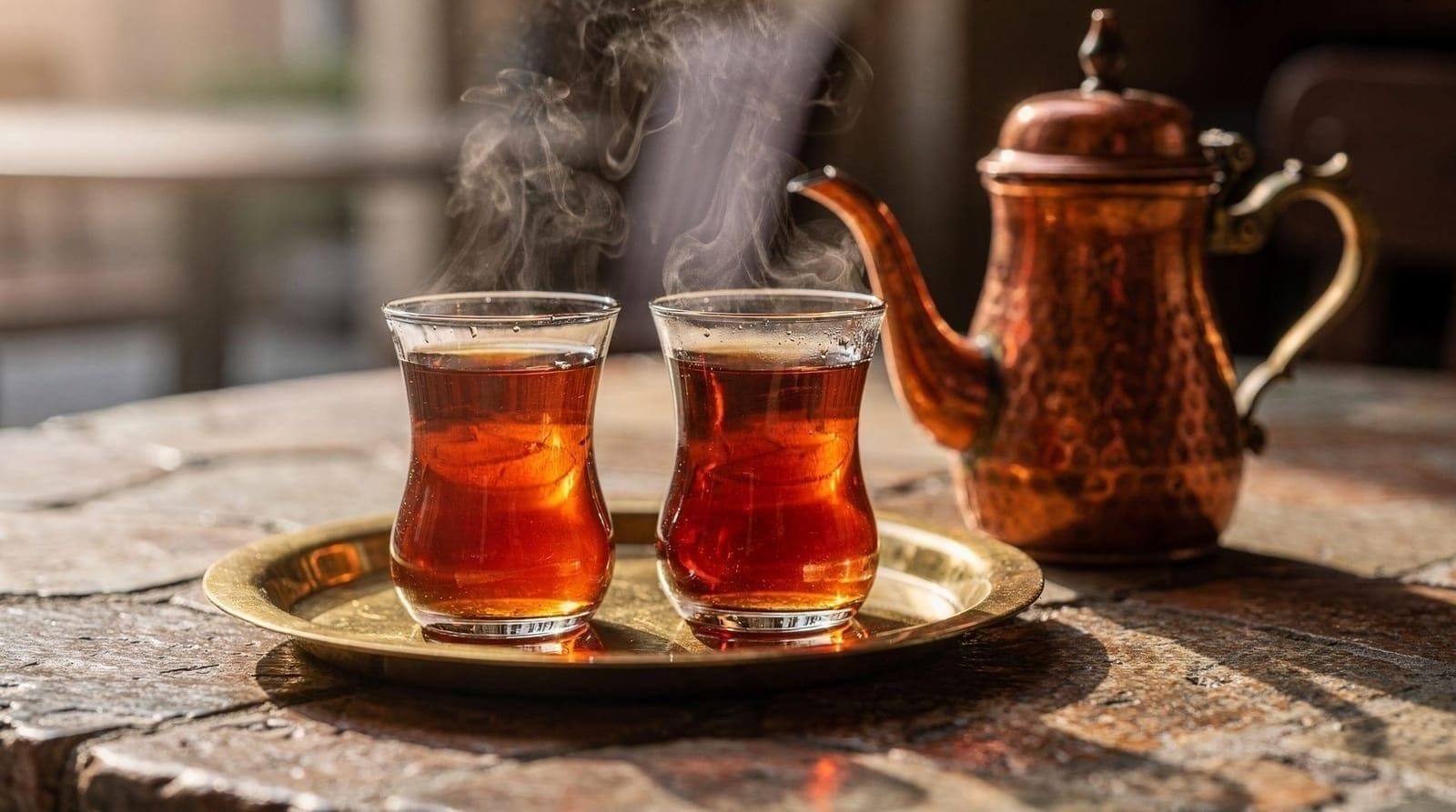 Thé et café turcs à la cappadocienne