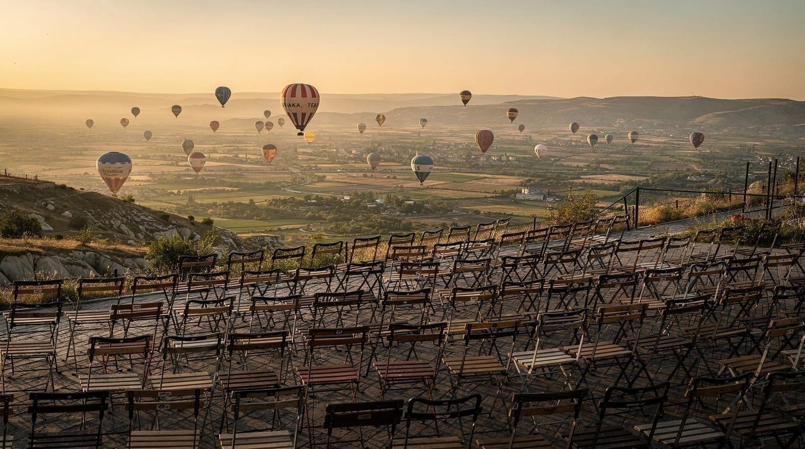 Regarder les montgolfières sans voler en Cappadoce
